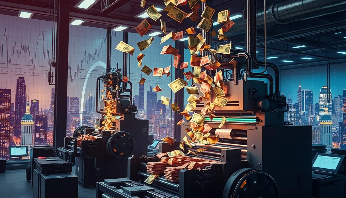 Jak wygląda dodruk pieniądza?