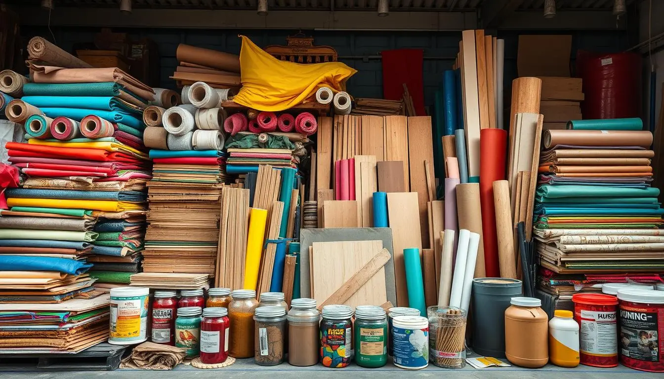 materiały i surowce do produkcji