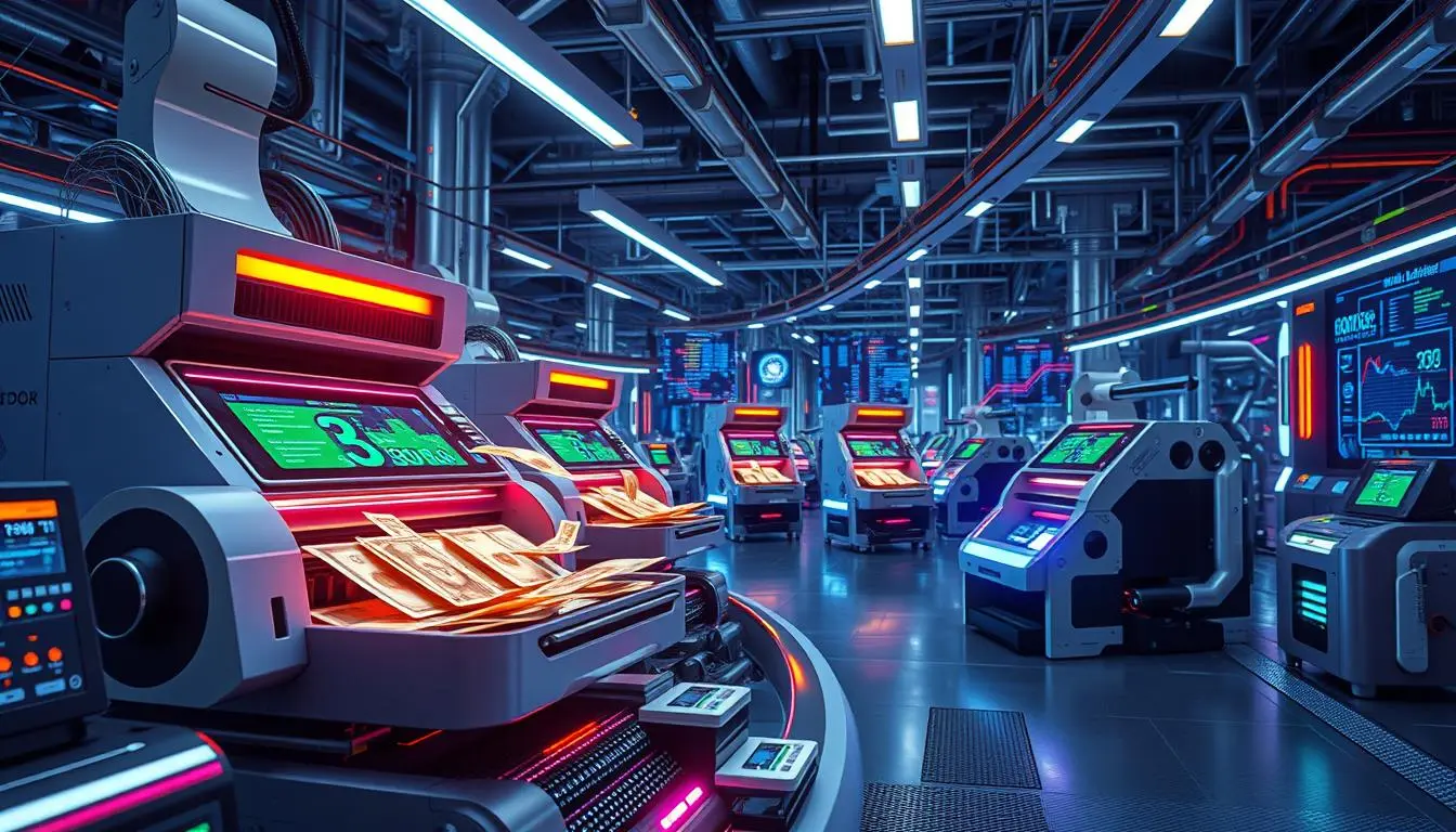 nowoczesne technologie w produkcji pieniądza