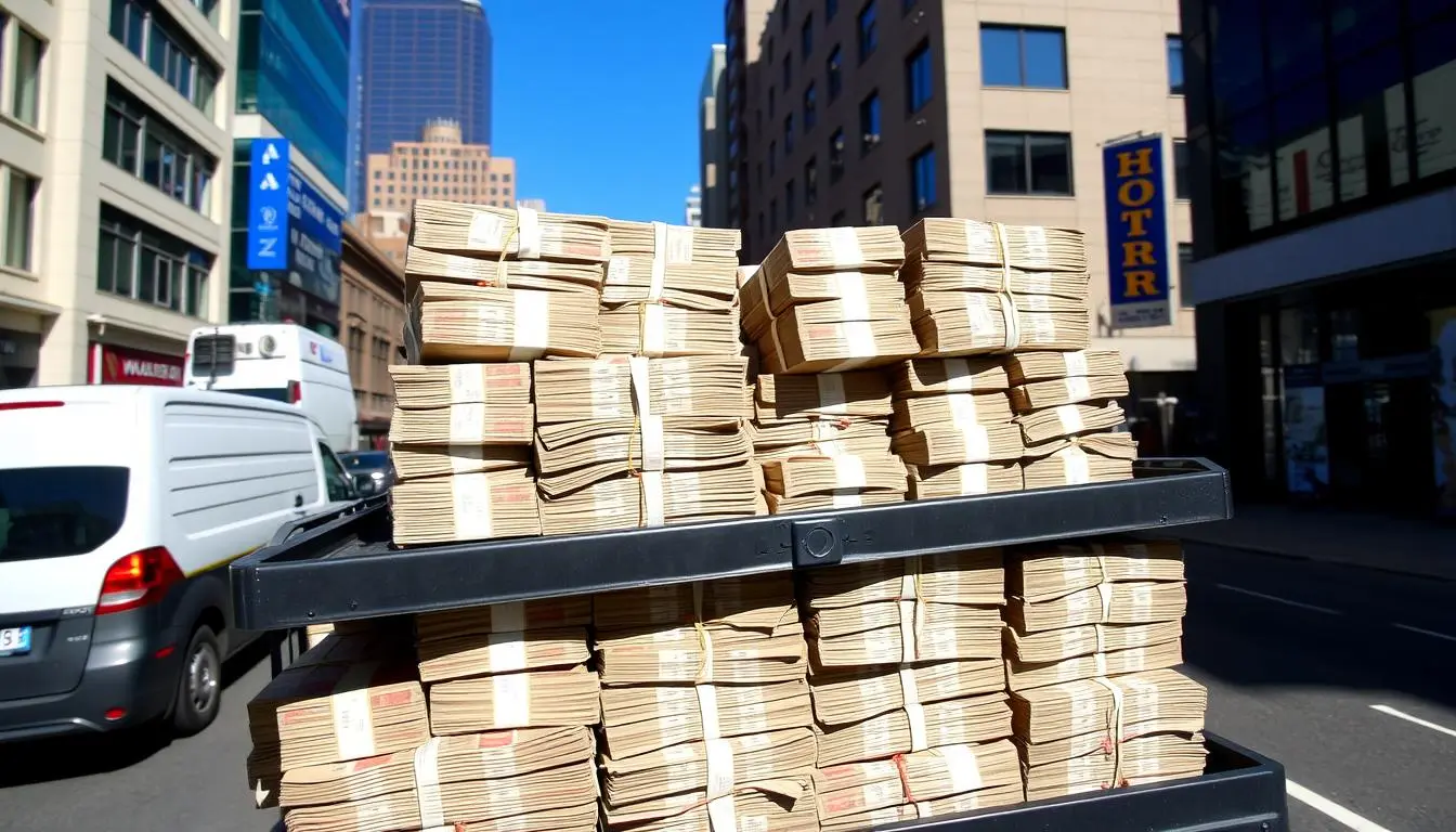 transport zapakowanych banknotów transport zapakowanych banknotów